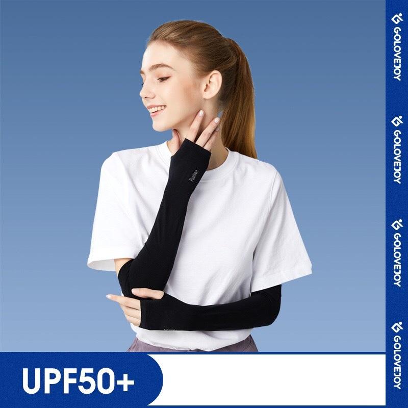 Găng tay chống nắng xỏ ngón chống tia UV HB04