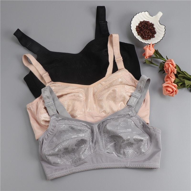 Áo Lót Ngực Bigsize Không Gọng Không Mút Cup D size 80D-105D
