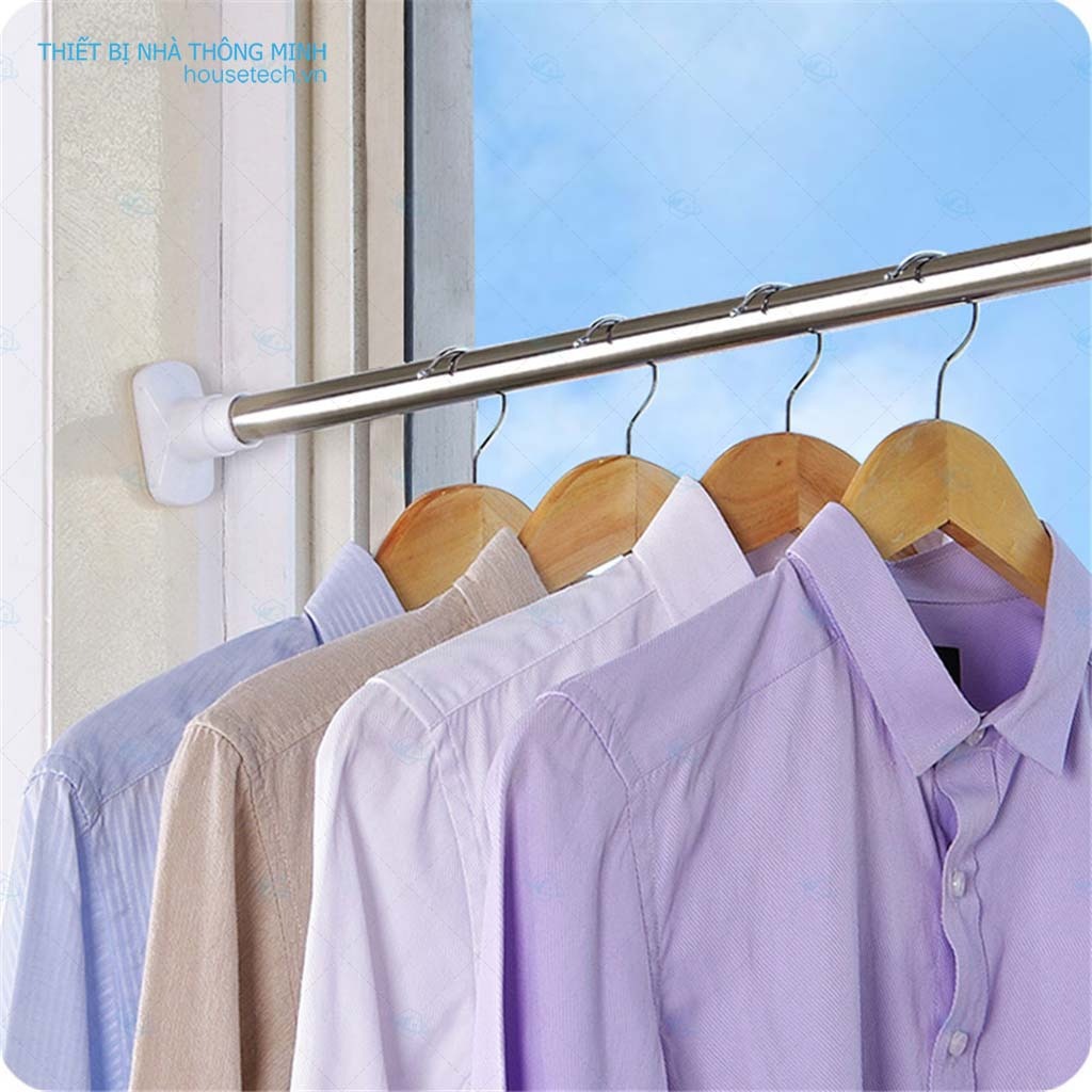 Thanh treo rèm không cần khoan tường , treo quần áo , treo rèm cửa Housetech HT03