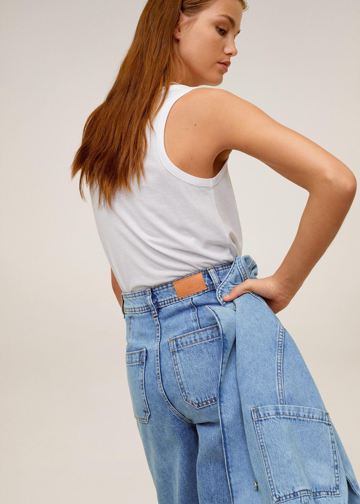 QUẦN JEANS CARLOTA MANGO 77020551 