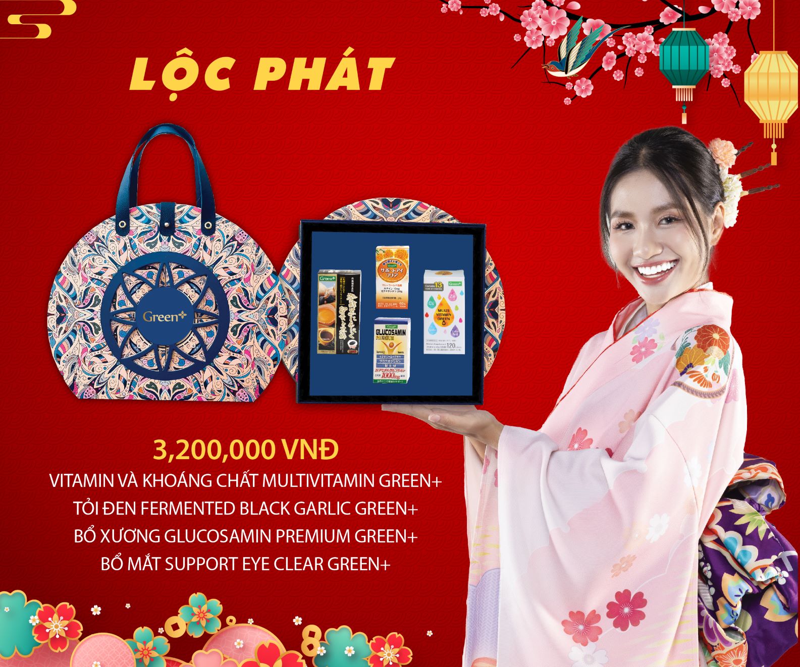 Hộp quà tết 2025 - Hộp quà sức khỏe Lộc Phát