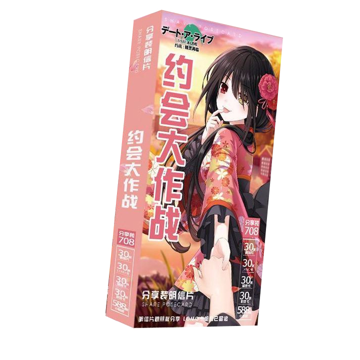 (BÌA NGẪU NHIÊN) Hộp ảnh POSTCARD mẫu mới DATE A LIVE game