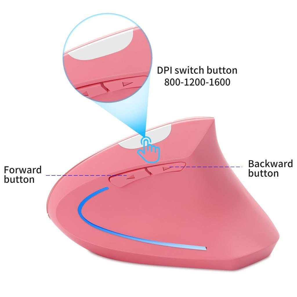 Chuột Không Dây Dạng Đứng 2.4G Thế Hệ Thứ 5