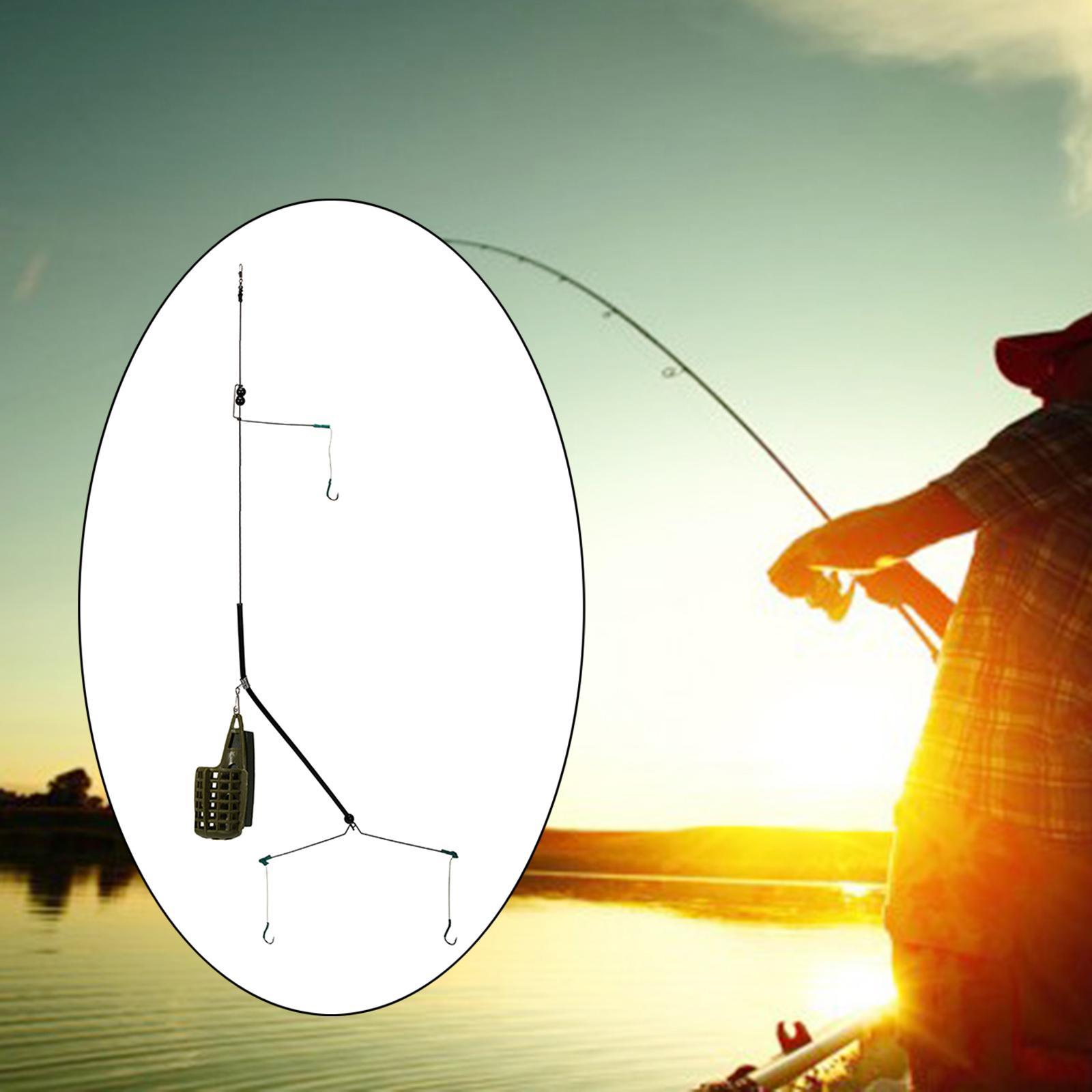 Carp Fishing Feeder Inline Method ABS Bait Thrower Durable Sea Fishing Holder Coast Fishing Terminal Tackles Accessories Equipment