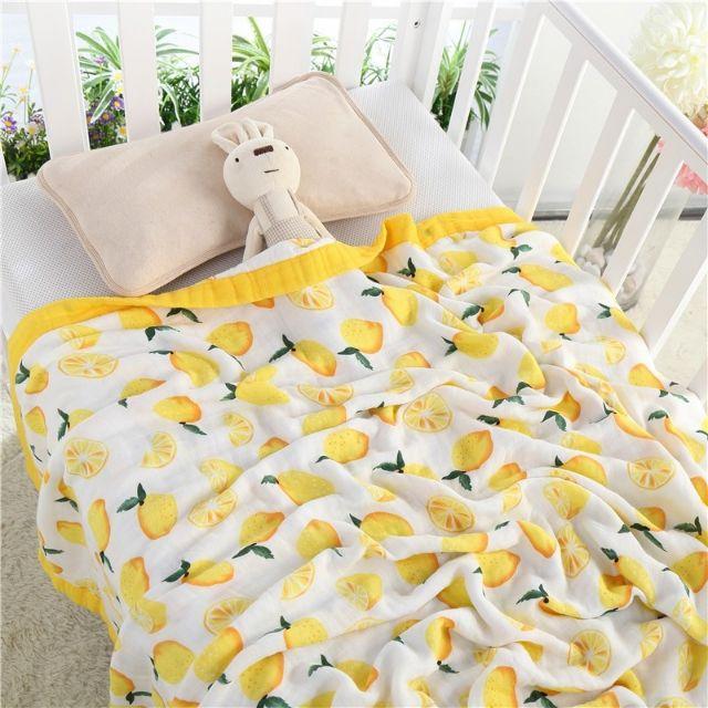 Chăn 4 Lớp Có Viền Bo 120x120