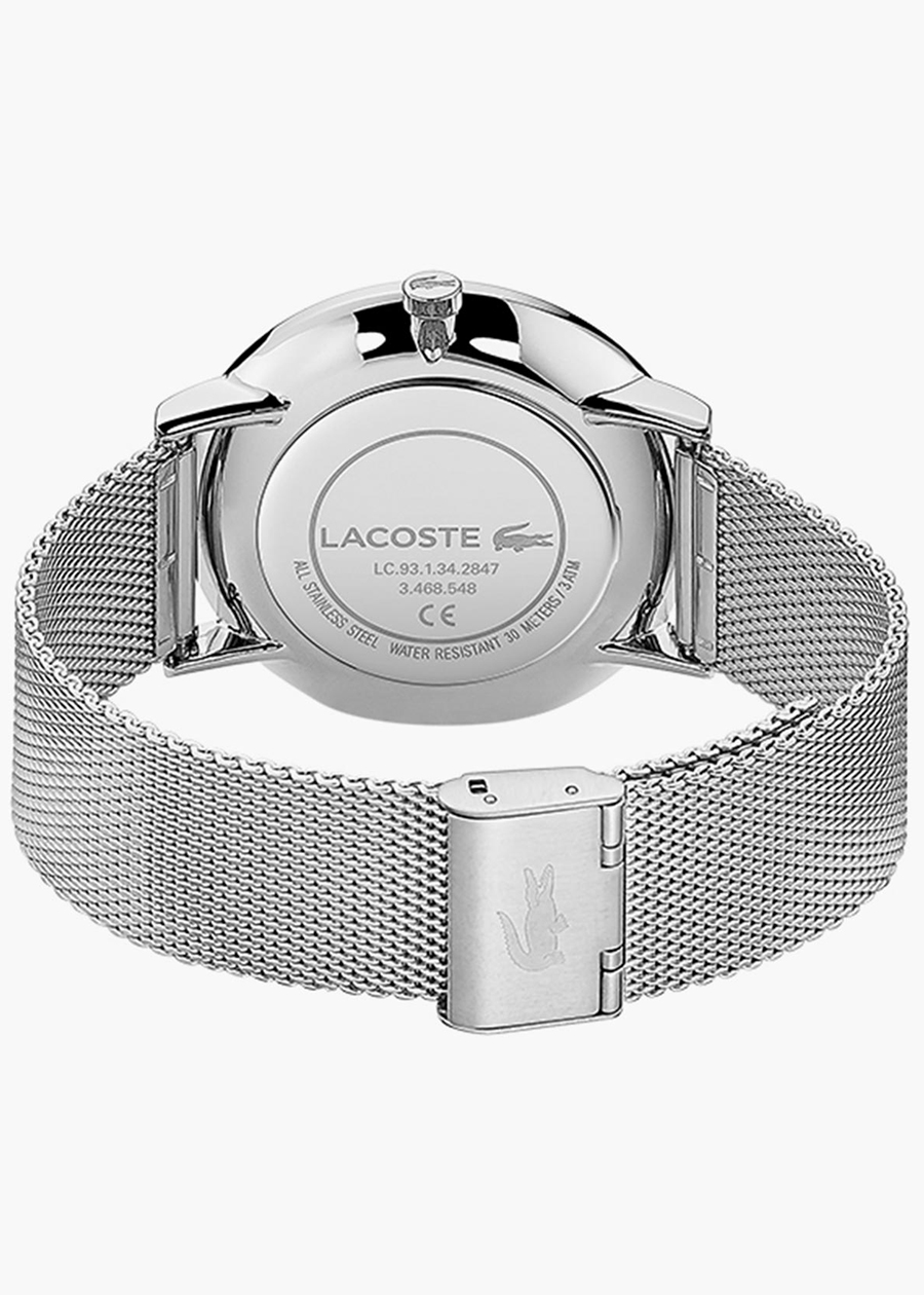 Đồng Hồ Nam Dây Lưới Lacoste 2011024 Lịch Thứ Ngày 40mm