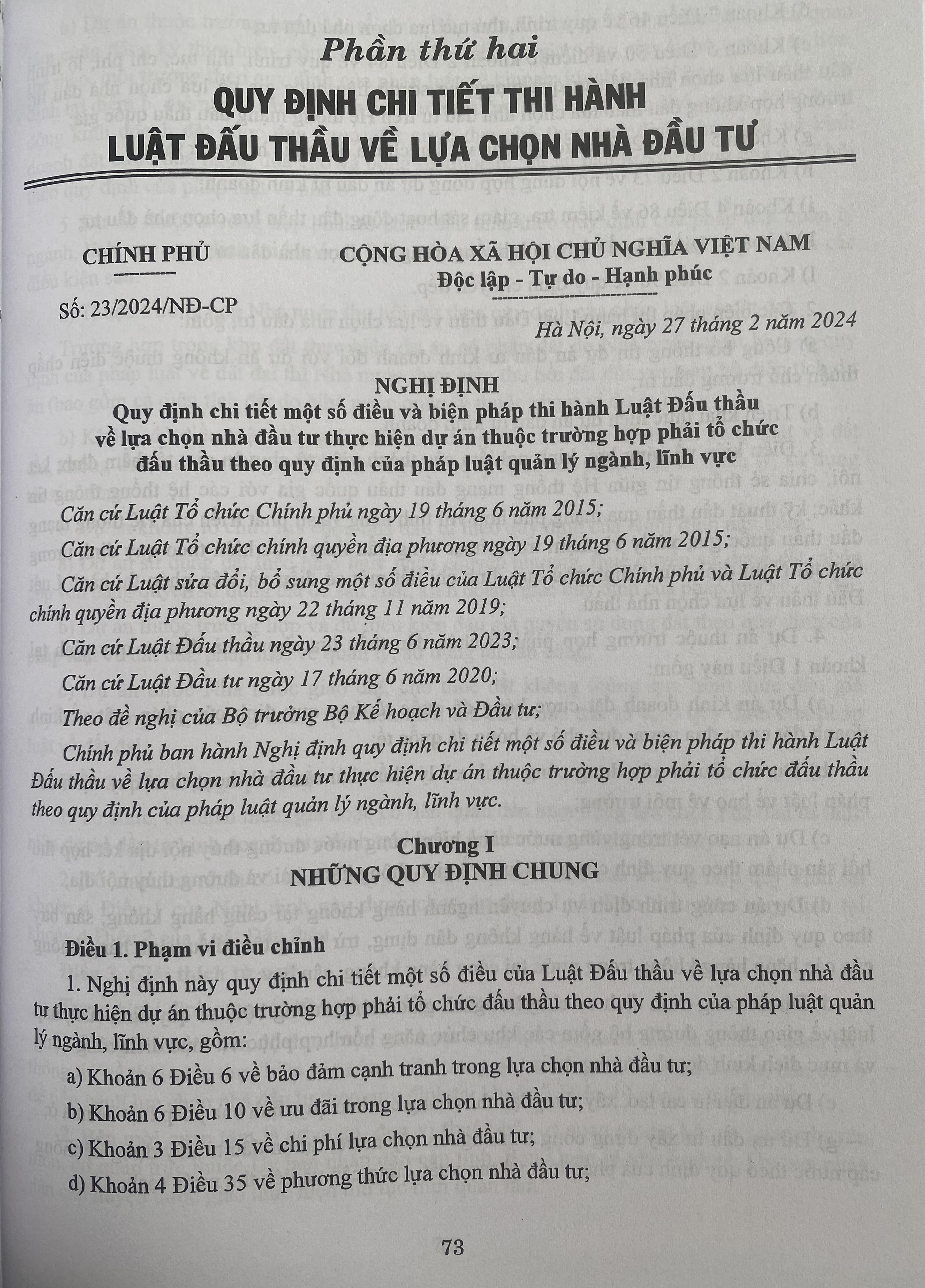 Hướng dẫn thi hành Luật Đấu Thầu lựa chọn nhà thầu đảm bảo cạnh tranh trong đấu thầu