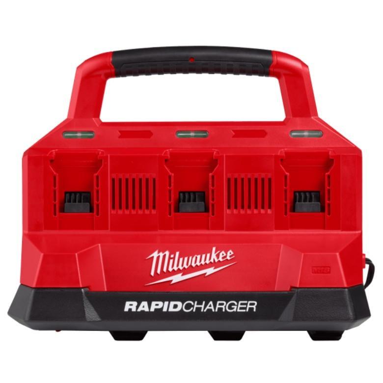 TRẠM SẠC NHANH 6 CỔNG MILWAUKEE M18 PC6 - HÀNG CHÍNH HÃNG