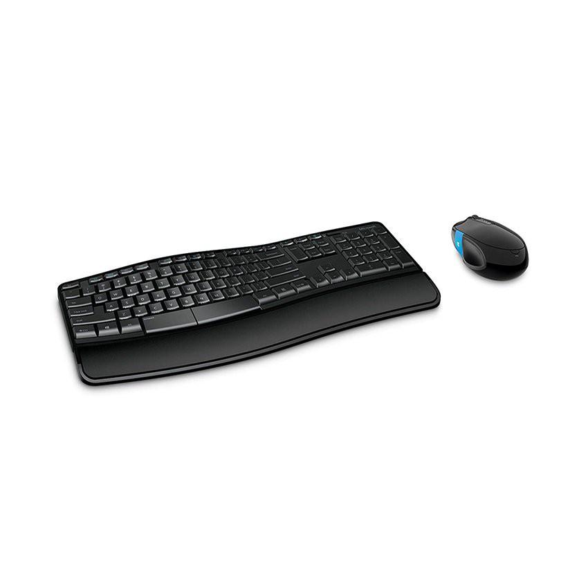 Bộ bàn phím chuột không dây Microsoft Wireless Scupt Comfort L3V-00027 Hàng chính hãng