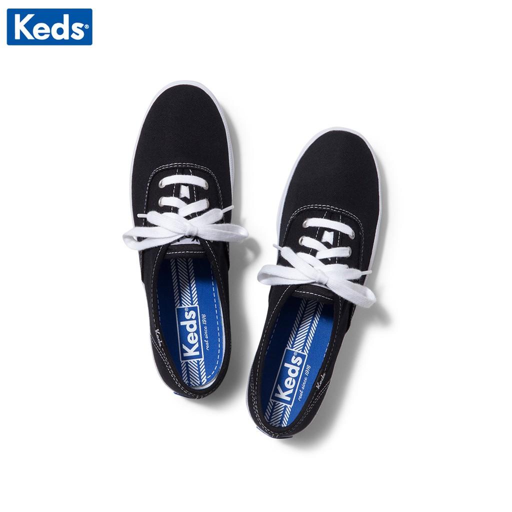 Giày Keds Nữ - Champion Black - KD034100