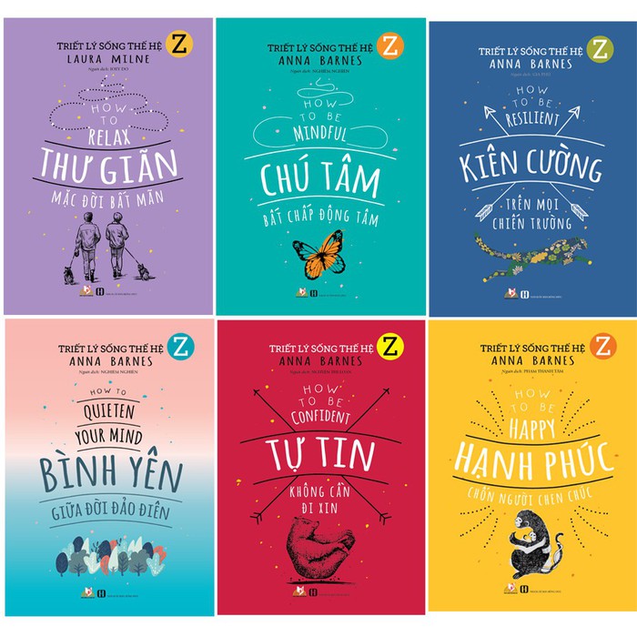 Combo Triết Lý Sống thế hệ Z - Vanlangbooks
