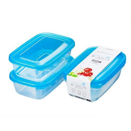 Set 2 hộp nhựa 800ml màu xanh NHẬT BẢN