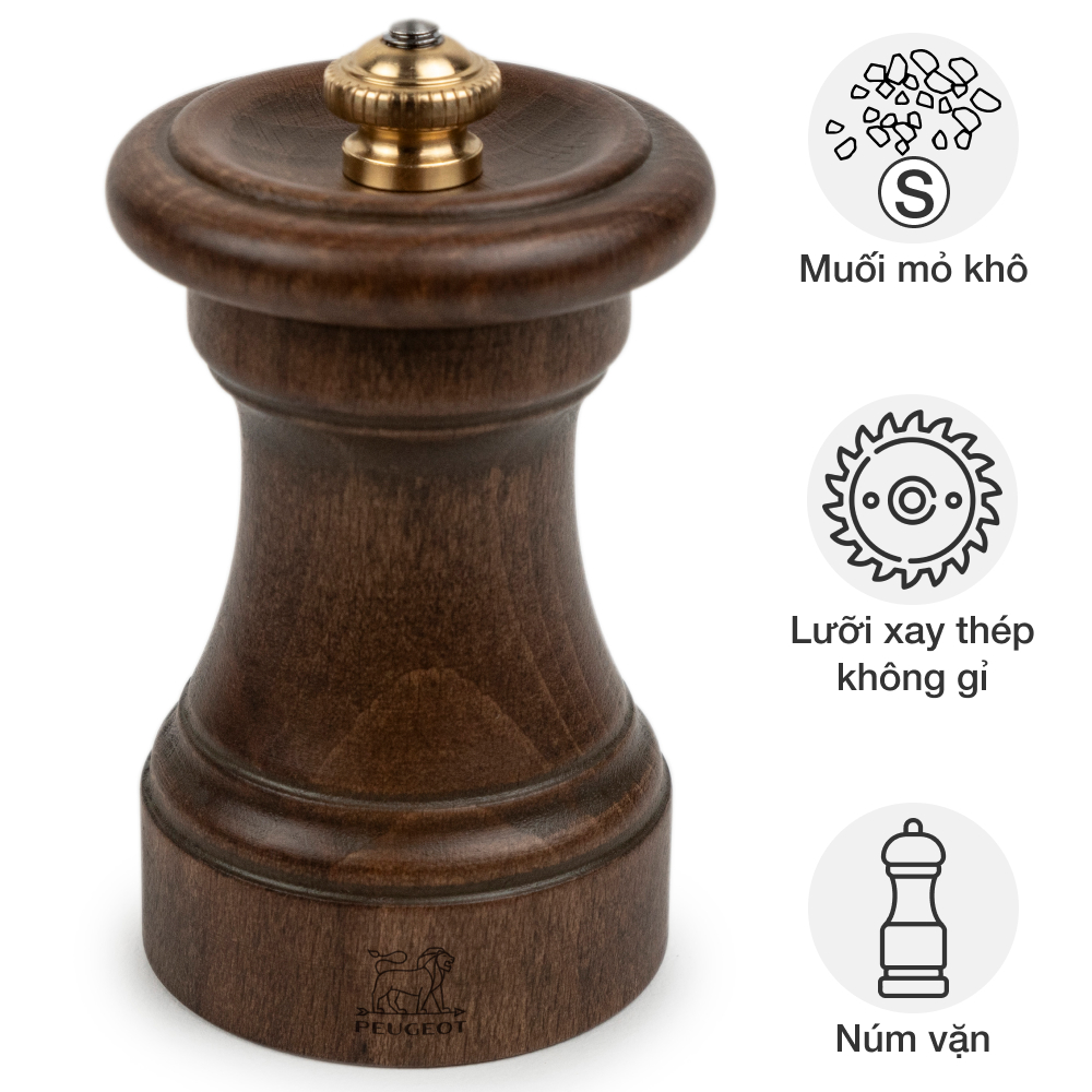 Cối xay tiêu thủ công Peugeot 44879 Bistro Limited Edition 10 cm hàng chính hãng