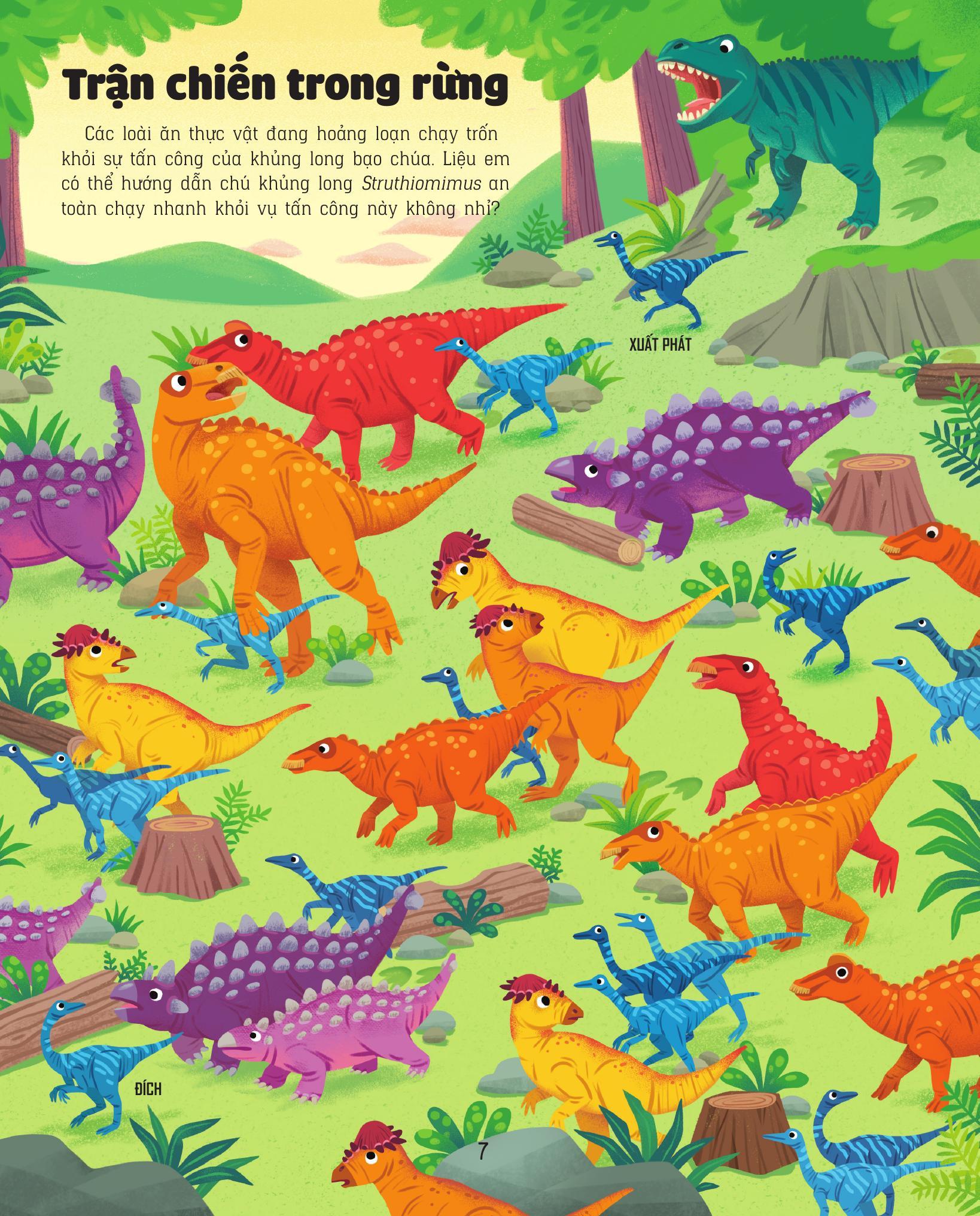 Sách - Giải Mã Mê Cung - Phát Triển IQ - Khủng Long