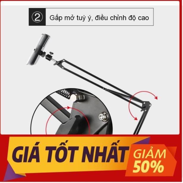 Giá đỡ điện thoại đa năng để đầu giường cây kệ chân đế ipad đt bàn làm việc xem phim livestream cao cấp