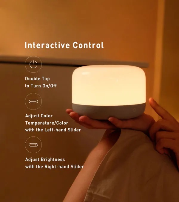 Hình ảnh Đèn ngủ thông minh Yeelight LED Bedside Lamp D2 WRGB - Tương thích Apple HomeKit, Google Home