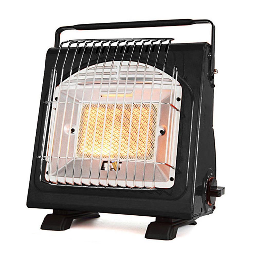 1700W Portable Space Heater Multifunctional Gas Heater Ceramic Heater Adjustable Iron Oven Heater for Outdoor Camping