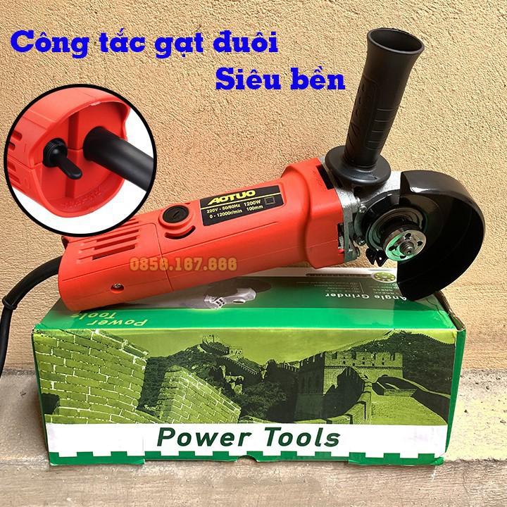 Máy mài cầm tay 1200W - Máy Cắt Công Suất Lớn - Máy mài góc AOTUO - 100% Lõi đồng, Siêu bền