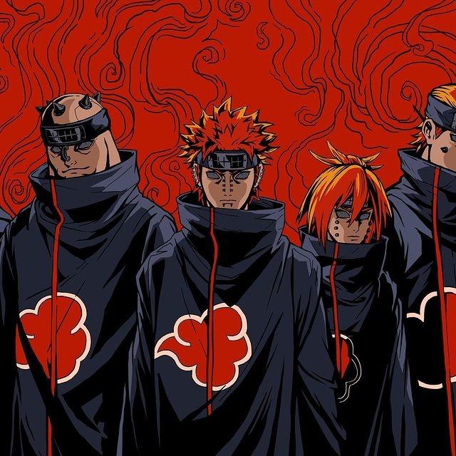 Áo hoodie anime wright akatsuki gang oversize unisex