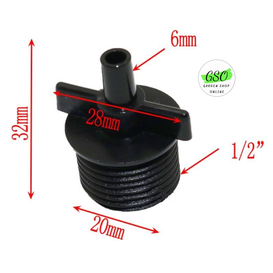 Combo 10 cái Khởi thủy ống 6mm đầu vào ren 21