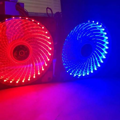 Fan Case 12cm- LED 33 Bóng(xanh, đỏ)