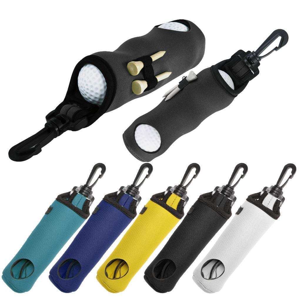 2Pcs   Lightweight   Golf   Ball   Bag   Storage   Pouch