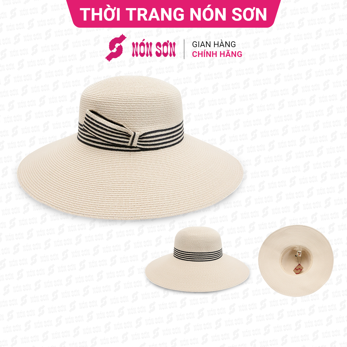 Mũ vành thời trang NÓN SƠN chính hãng XH001-105-KM1