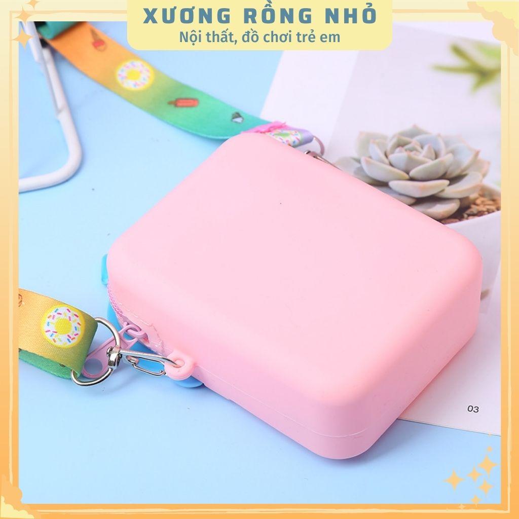 TÚI POP IT giảm căng thẳng stress hiệu quả, Pop it túi mini đeo chéo siêu xinh cho bé, túi đeo chéo, túi xách cho bé gái