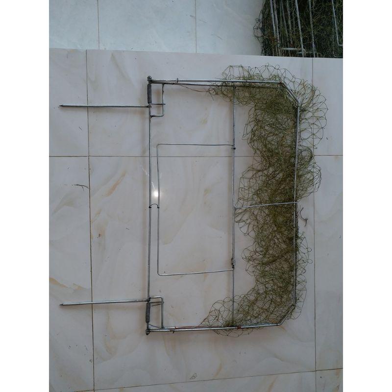 Mẹt vuông bẫy bìm bịp chất liệu kẽm mạ chì không rỉ lò xo thép cực mạnh
