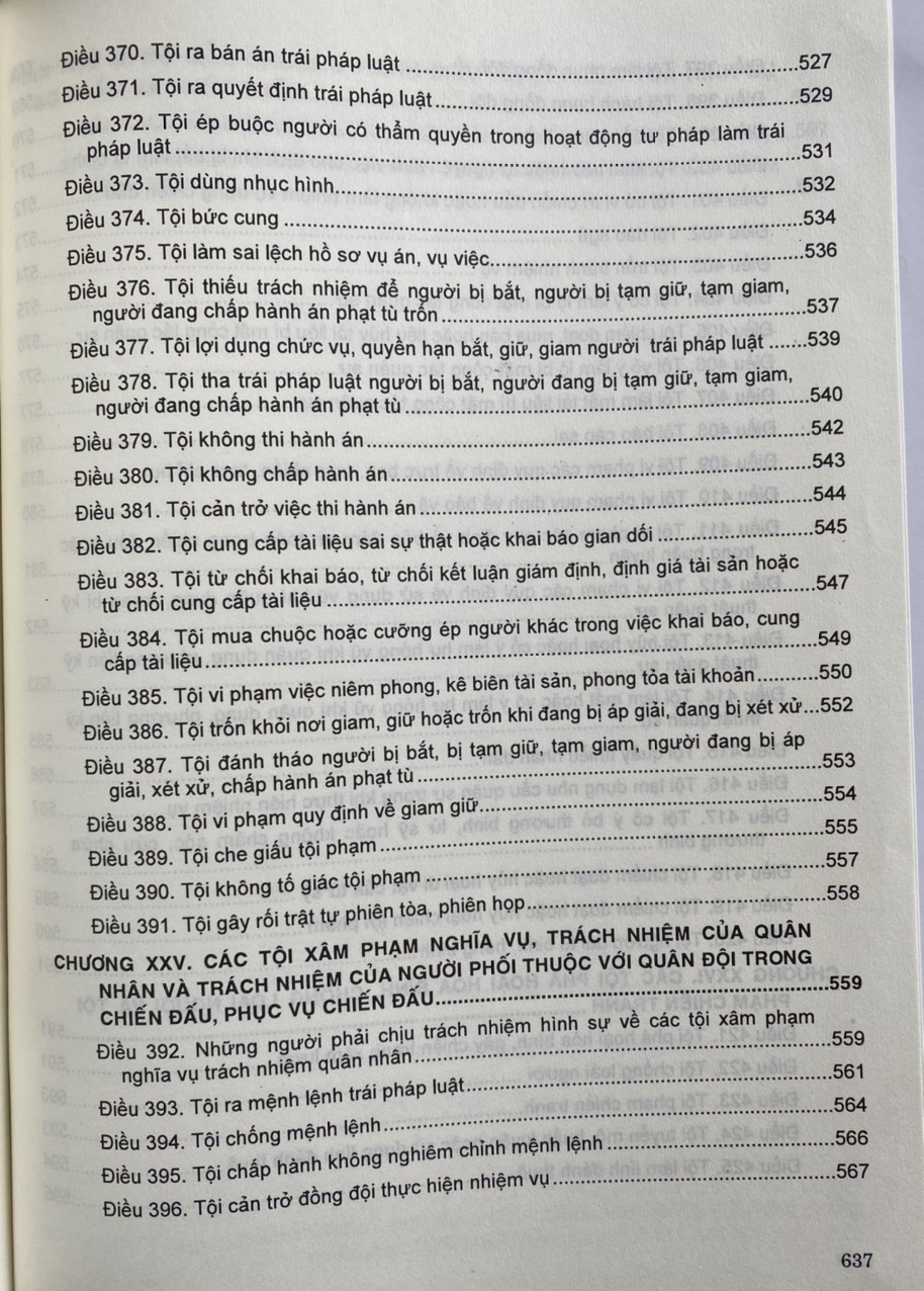 Phương Pháp Định Tội Danh Với 538 Tội Phạm Trong Bộ Luật Hình Sự Năm 2015 Sửa Đổi Đổ Sung Năm 2017