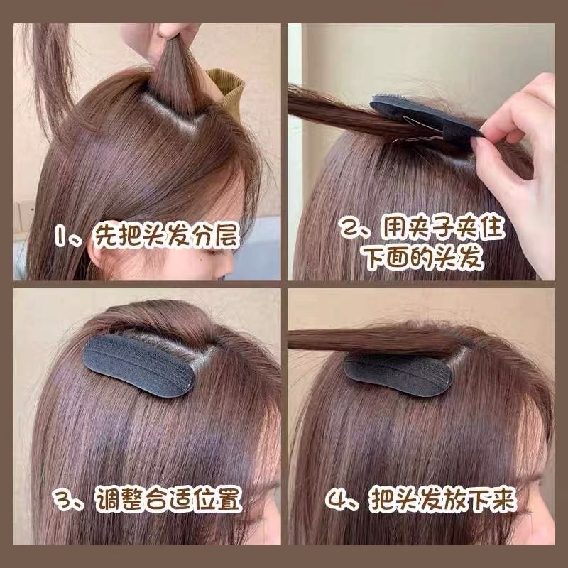 Kẹp tạo phồng tóc kiểu hàn quốc mới nhất - kẹp độn phồng chân tóc