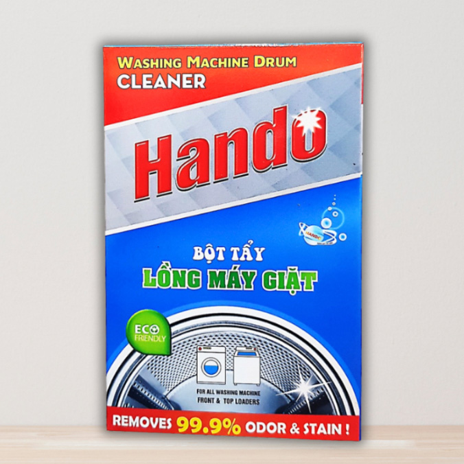 Hộp bột tẩy vệ sinh lồng máy giặt Hando 200g (Hộp 2 x 100g)