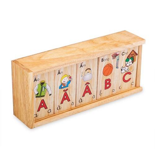 Đồ chơi gỗ Bộ tìm chữ cái | Winwintoys 62312 | Giúp bé nhận biết mặt chữ và phát triển tư duy sáng tạo