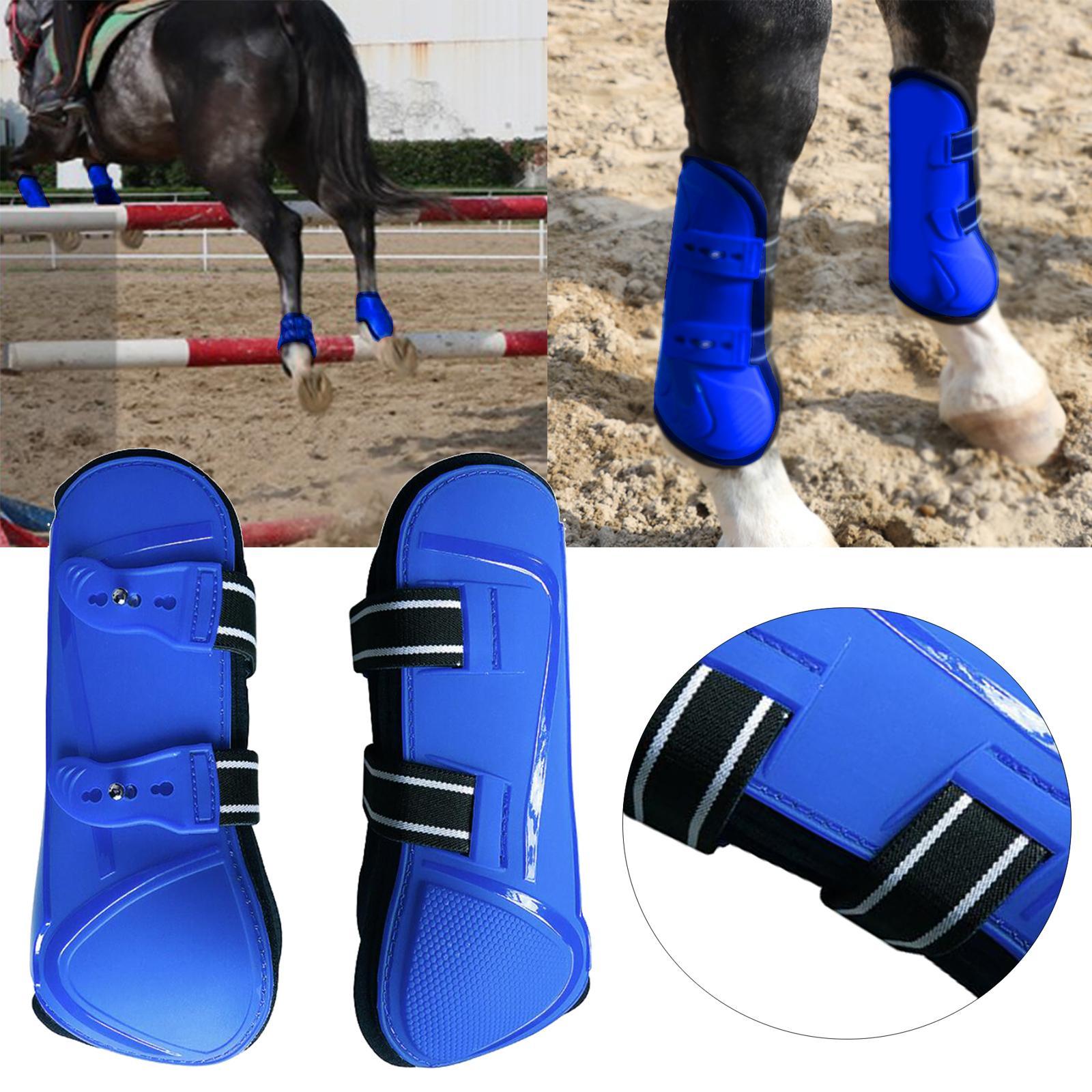 Horse Tendon Boots Legs Jumping Feet Guards Protection Wrap Boots Gear Front Leg