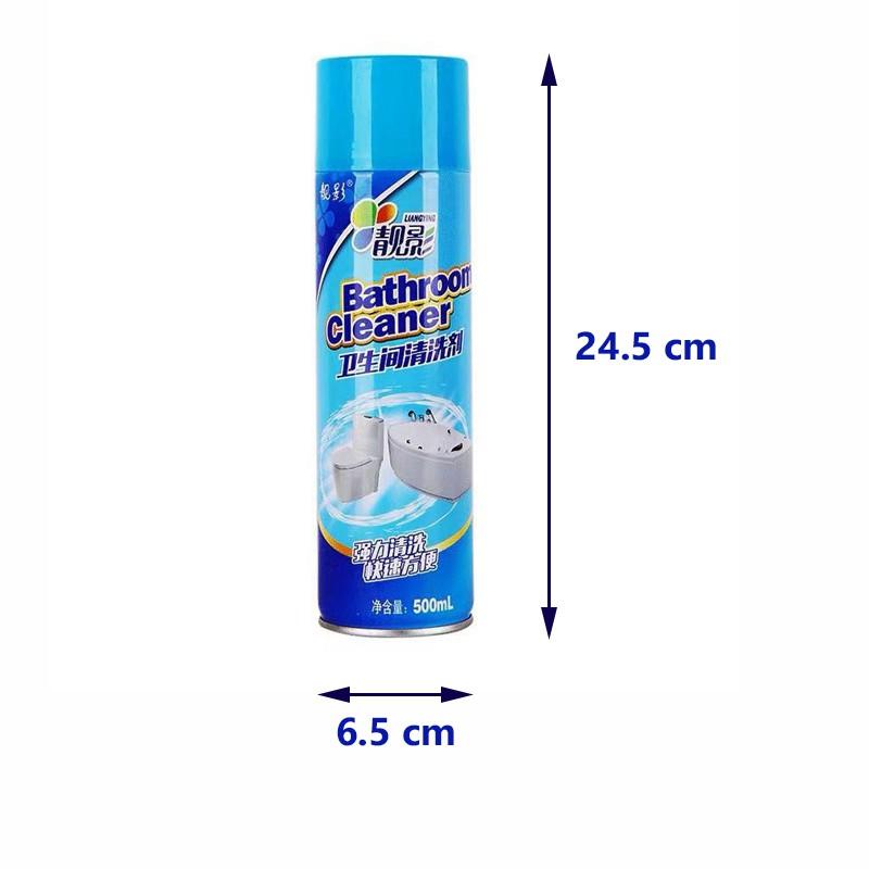 Chai xịt bọt tuyết tẩy rửa nhà tắm nhà vệ sinh Bathroom Cleaner 500ml bibi90