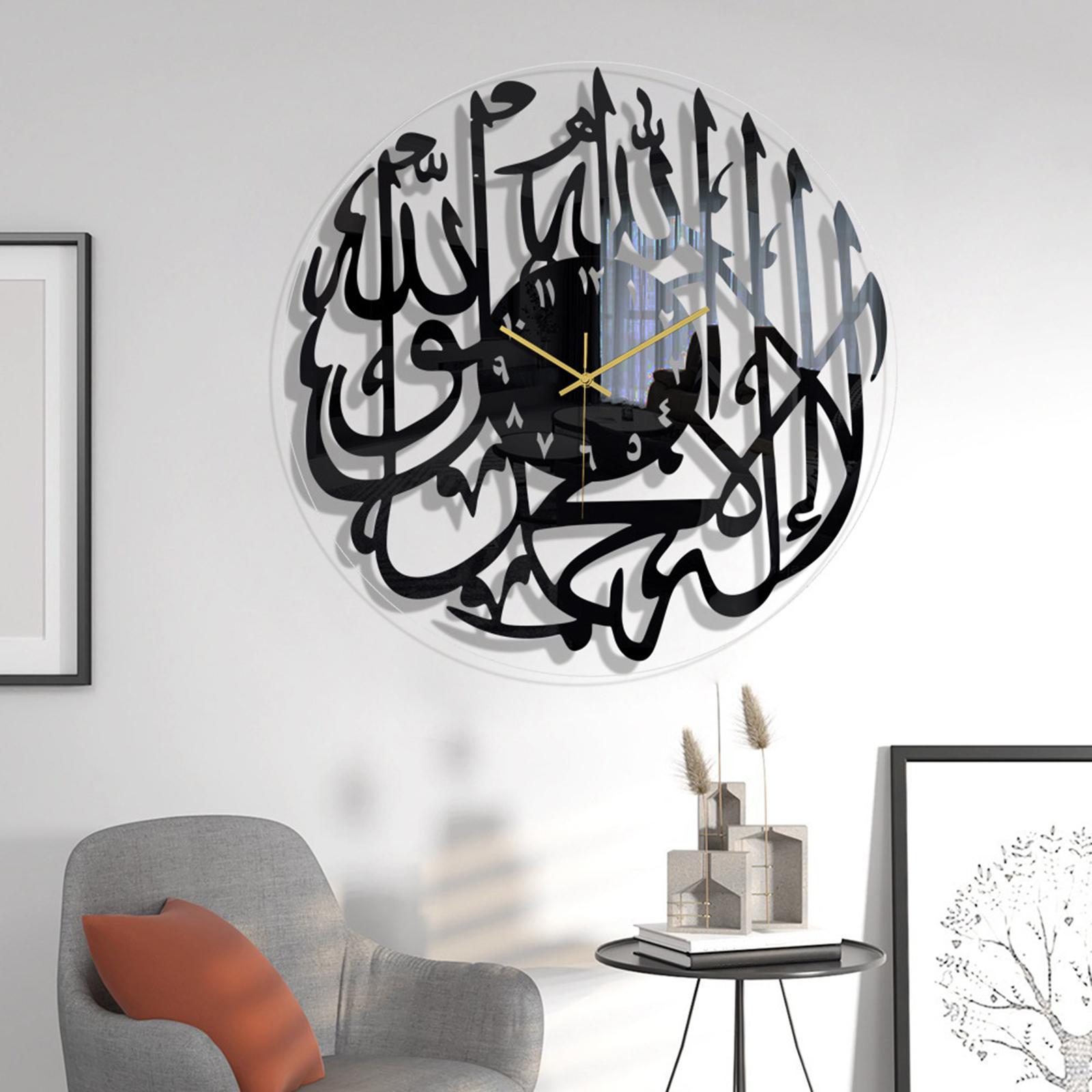 Acrylic Wall Clock Wall Clock Acrylic Non Ticking for Bathroom Kitchen