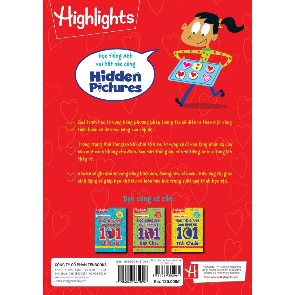 Hidden Pictures – Học Tiếng Anh Qua Hình Vẽ 101 Trái Tim - Bản Quyền