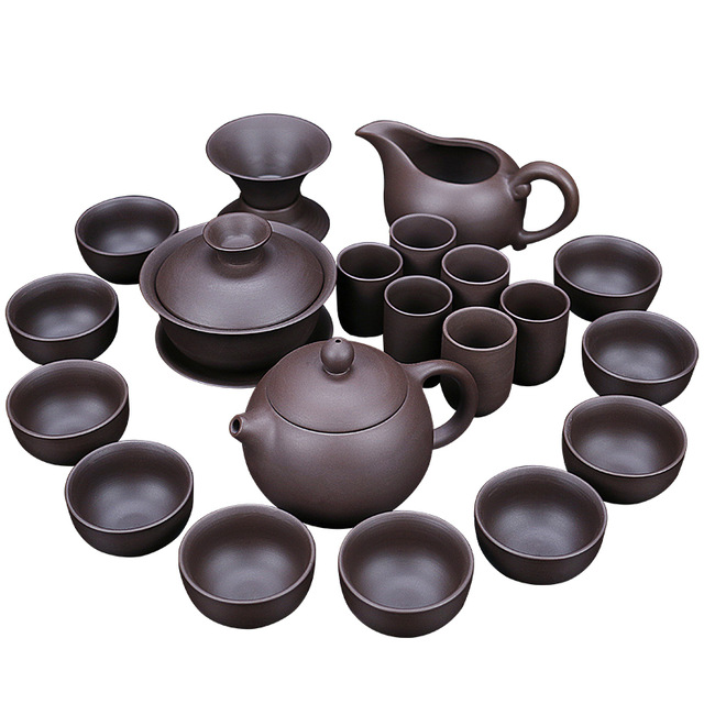 Bộ ấm trà từ sa đen tuyền 21 món - Nghệ thuật trà đạo SKU-IME101