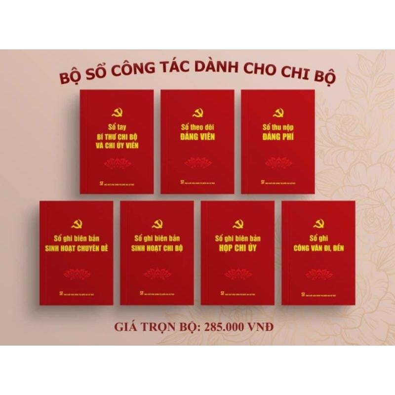 Sổ - Bộ sổ công tác dành cho chi bộ