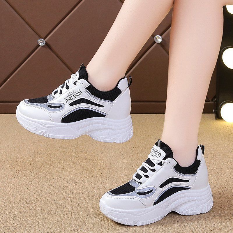 Giày bánh mì đế độn cá tính cao 7cm full size BM093