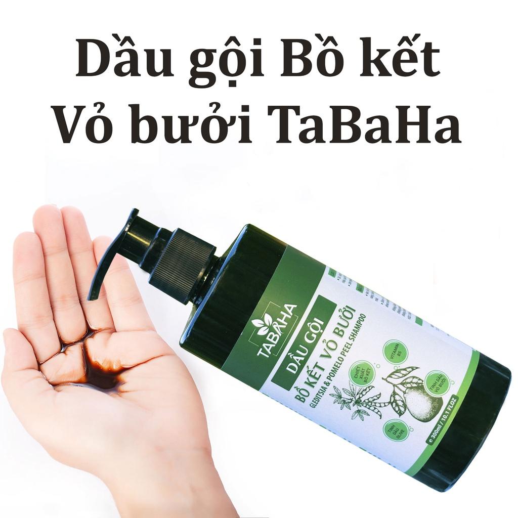 Dầu Gội Bồ Kết Vỏ Bưởi TABAHA 300ml Hỗ Trợ Điều Trị Rụng Tóc