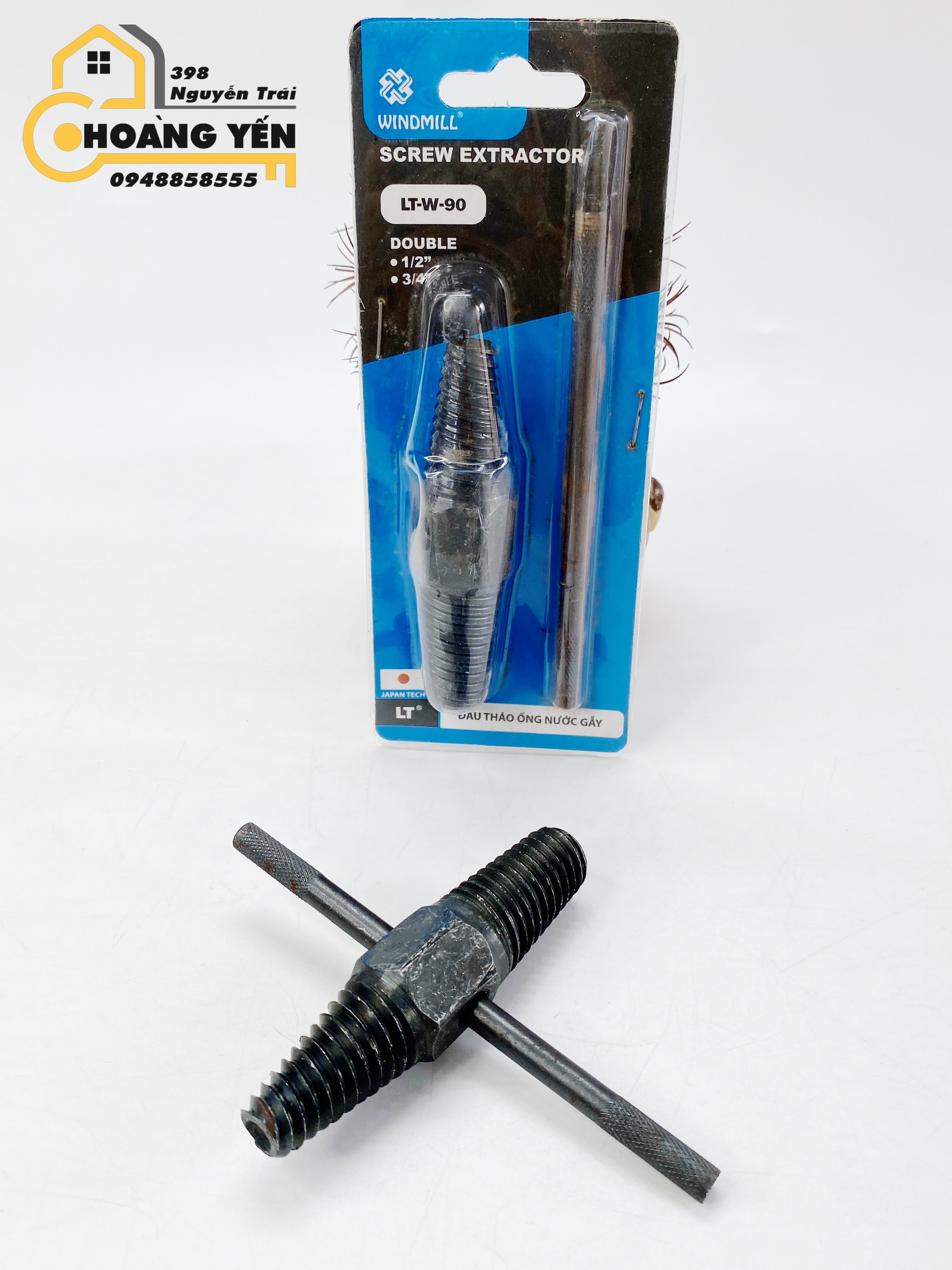 Mũi taro tháo ren ống nước bị gãy Đầu tháo ống nước gẫy LT-W-90 WINDMILL