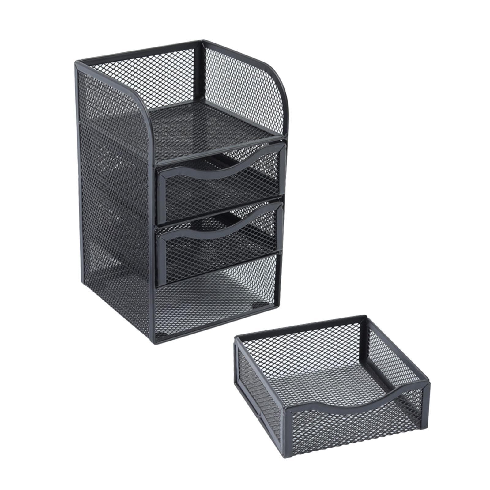 3-Tier Paper Organizer Letter Tray Letter Shelf Rack Paper Letter Tray Organizer for School