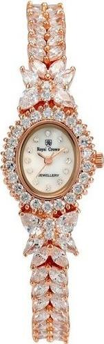 Đồng Hồ Nữ Dây Đính Đá Royal Crown 2527RG - Vàng Hồng