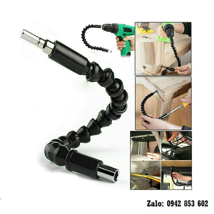 Đầu chuyển hướng bắt vít máy khoan, dây nối dài mũi khoan tiện lợi