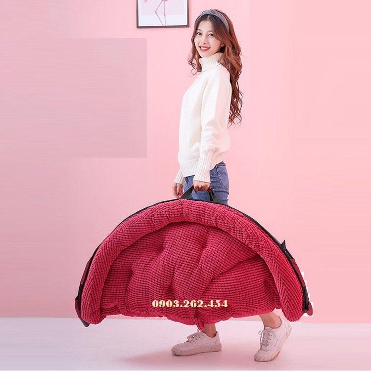 Ghế lười nằm thư giãn PAPASAN, đệm dày êm ái, gấp gọn dễ dàng, khung thép chắc chắn - BH 24 tháng - RE0756