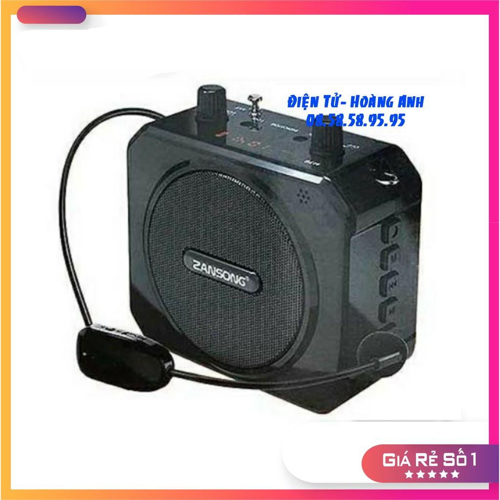 Máy trợ giảng zansong M80 (m88) loa trợ giảng dòng micro không dây bluetooth đài fm