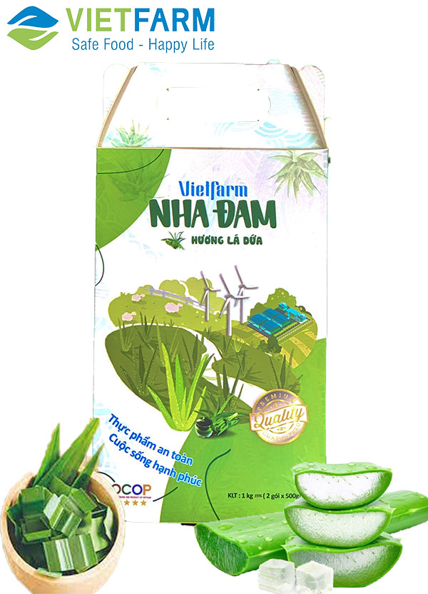 Nha đam hương dứa Vietfarm hộp 1kg