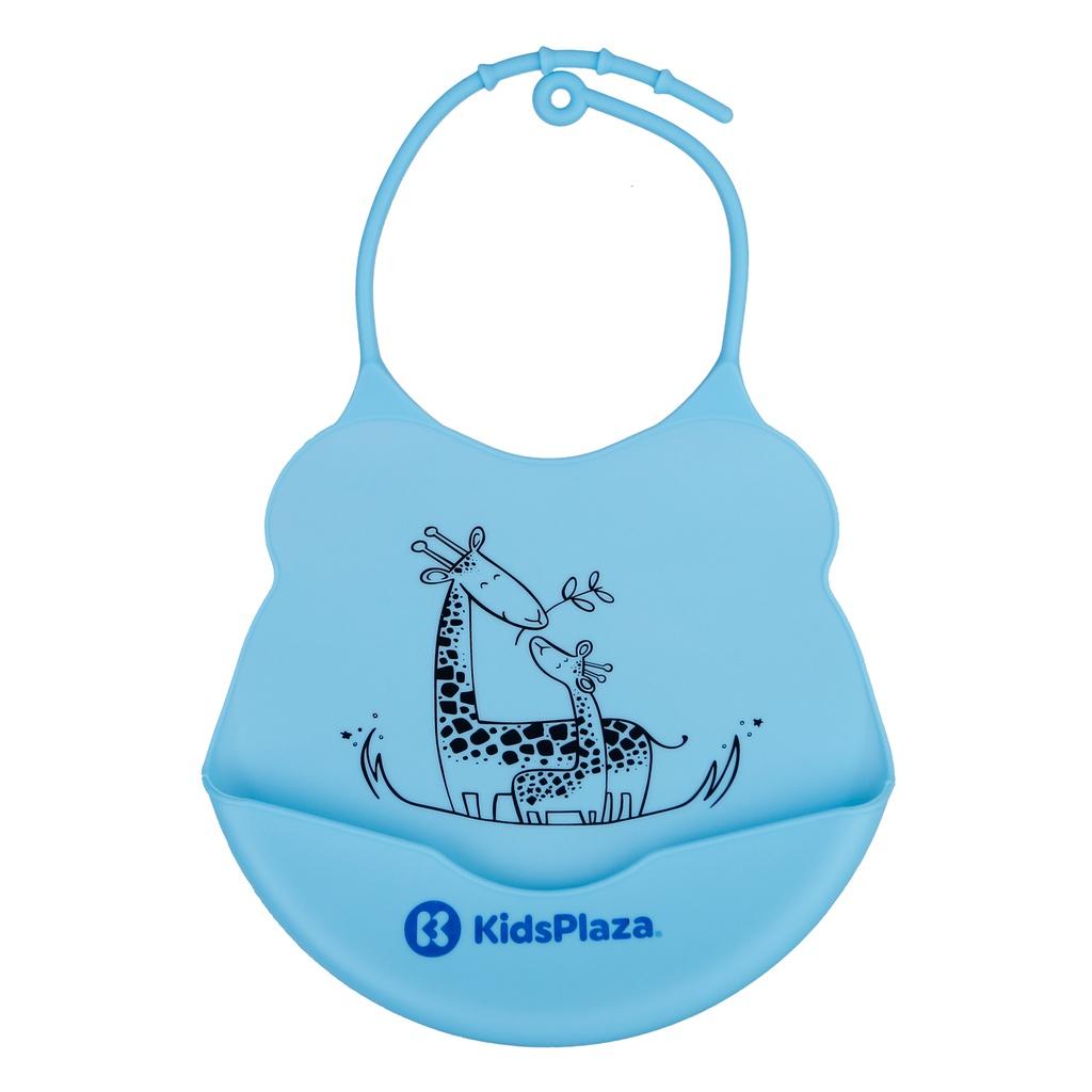 Yếm ăn silicon cho bé Kids Plaza BIB006 (Nhiều mẫu