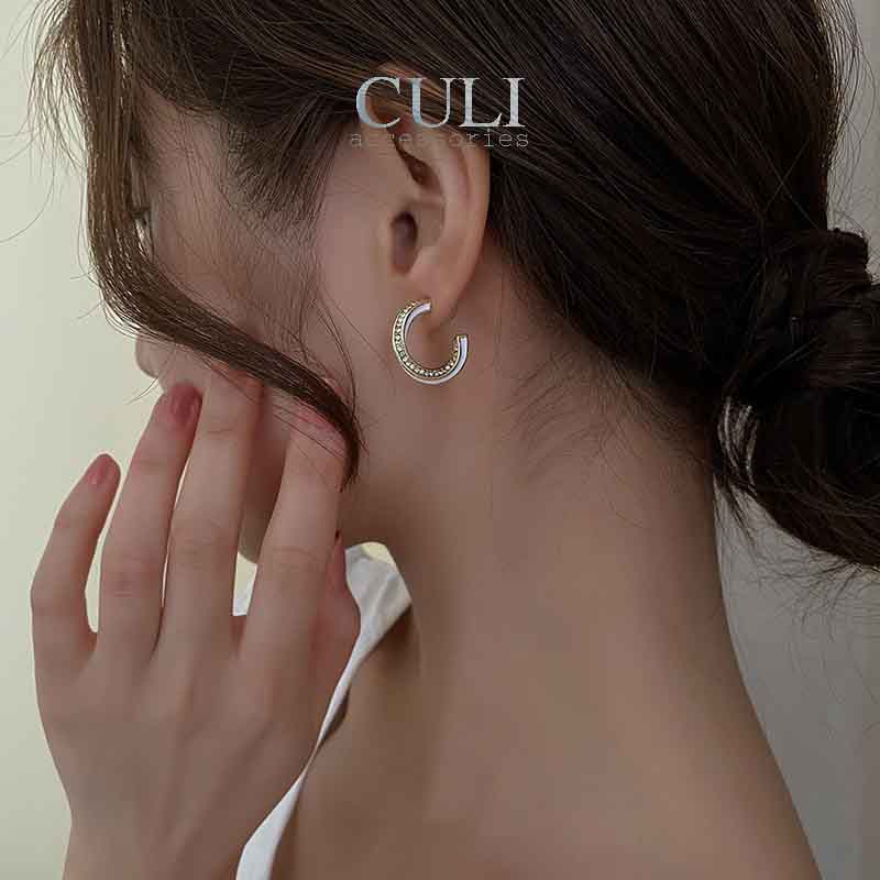 Khuyên tai, Bông tai thời trang nữ HT602 - Culi accessories
